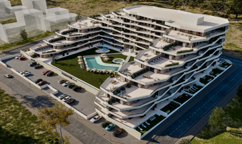  Corner apartments in a luxury residence Paradis resort with a terrace and a garden