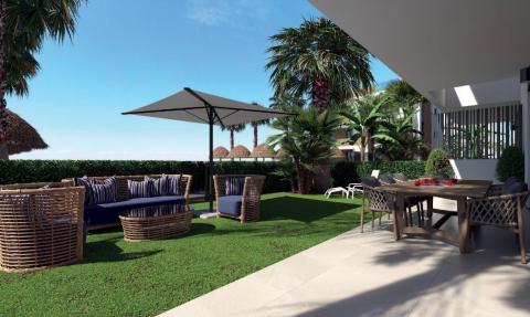 Apartments mit Terrasse und privatem Garten von 133 bis 190 m2 in der privilegierten Gegend von La Serena Golf
