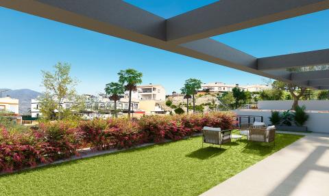 BREEZE, NEW APARTMENTS WITH 3 BEDROOMS end garden  ON THE BALCONY OF FINETRAT, ALICANTE, ON THE COSTA BLANCA
