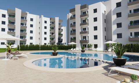 Apartment in the Angelina complex with 1 bedroom and a large terrace