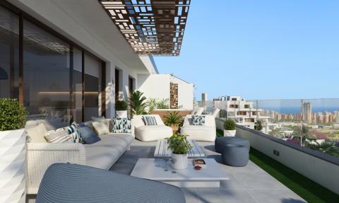 Apartment 3 bedrooms in a luxury complex Seascape Blue with panoramic views