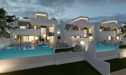 Luxurious Villa Orange with panoramic views of the sea and Benidorm