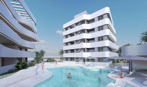 Modern apartments with large terraces and SPA area