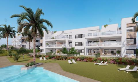 Apartamento con terraza, jardín o solárium en Lo Romero golf premium resort