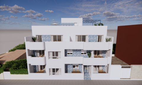 Apartments in the O-Porto Beach residence near the sea