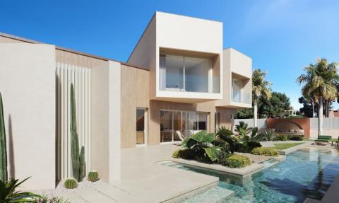 Villas en Dehesa de Campoamor con piscina privada 44m2 con 3 o 4 dormitorios