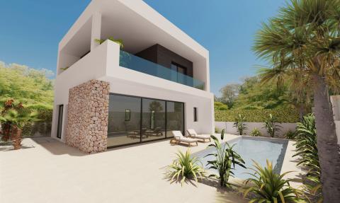 Modern villa 900m from the sea in San Javier