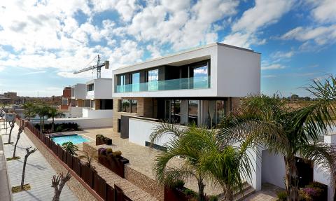 Modern villa with panoramic sea views, all inclusive