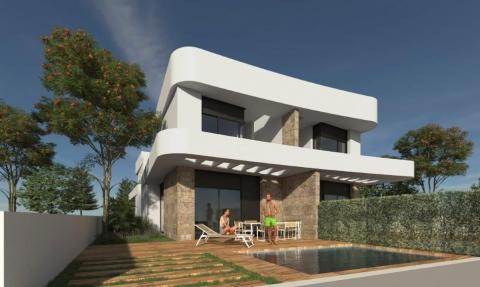 Villas jumelées confortables dans un complexe de luxe à La Herrada