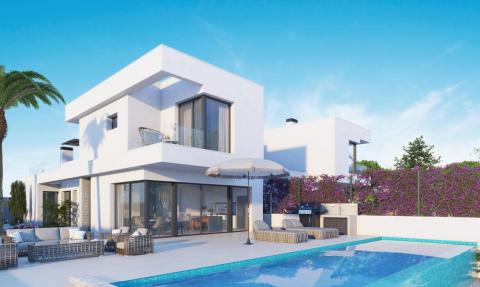 3 bedroom villas with sea views in Lomas de Don Juan