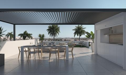 Penthouse with solarium in ALHAMA NATURE residence