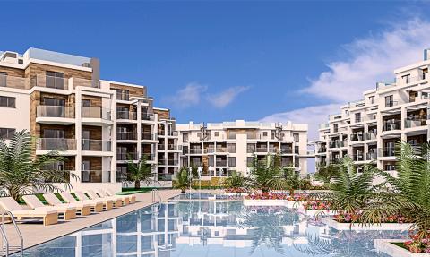 Apartments in a new residence on the first line of the beach