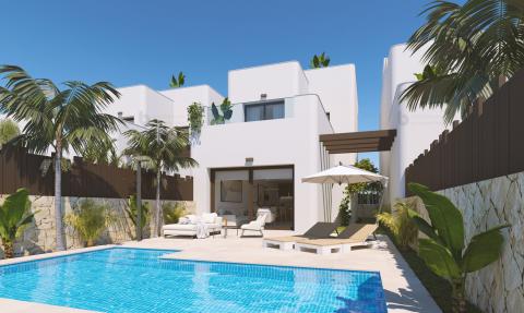  Luxury villas in Mil Palmeras, 350 meters to the beach