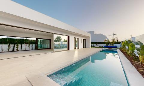 Spacious family villa 800 m from the sea in San Javier