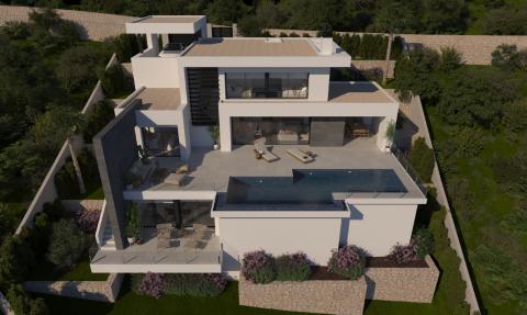 Villa with private pool and sea views. Model Iseo